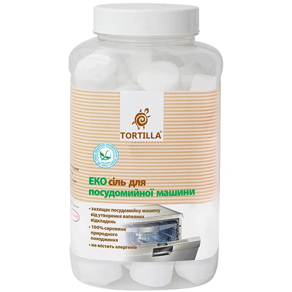 Сіль для посудомийної машини Tortilla, 1 кг